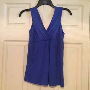 Royal Blue Old Navy Sleeveless Deep V Top